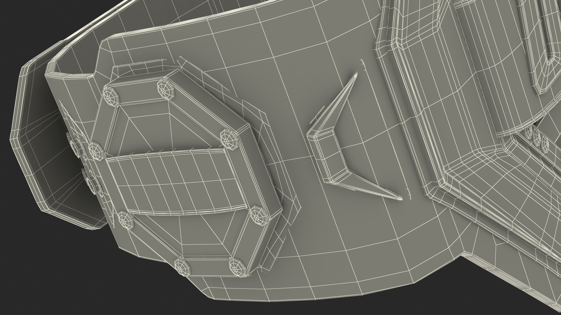 3D UFC Legacy Championship Belt model