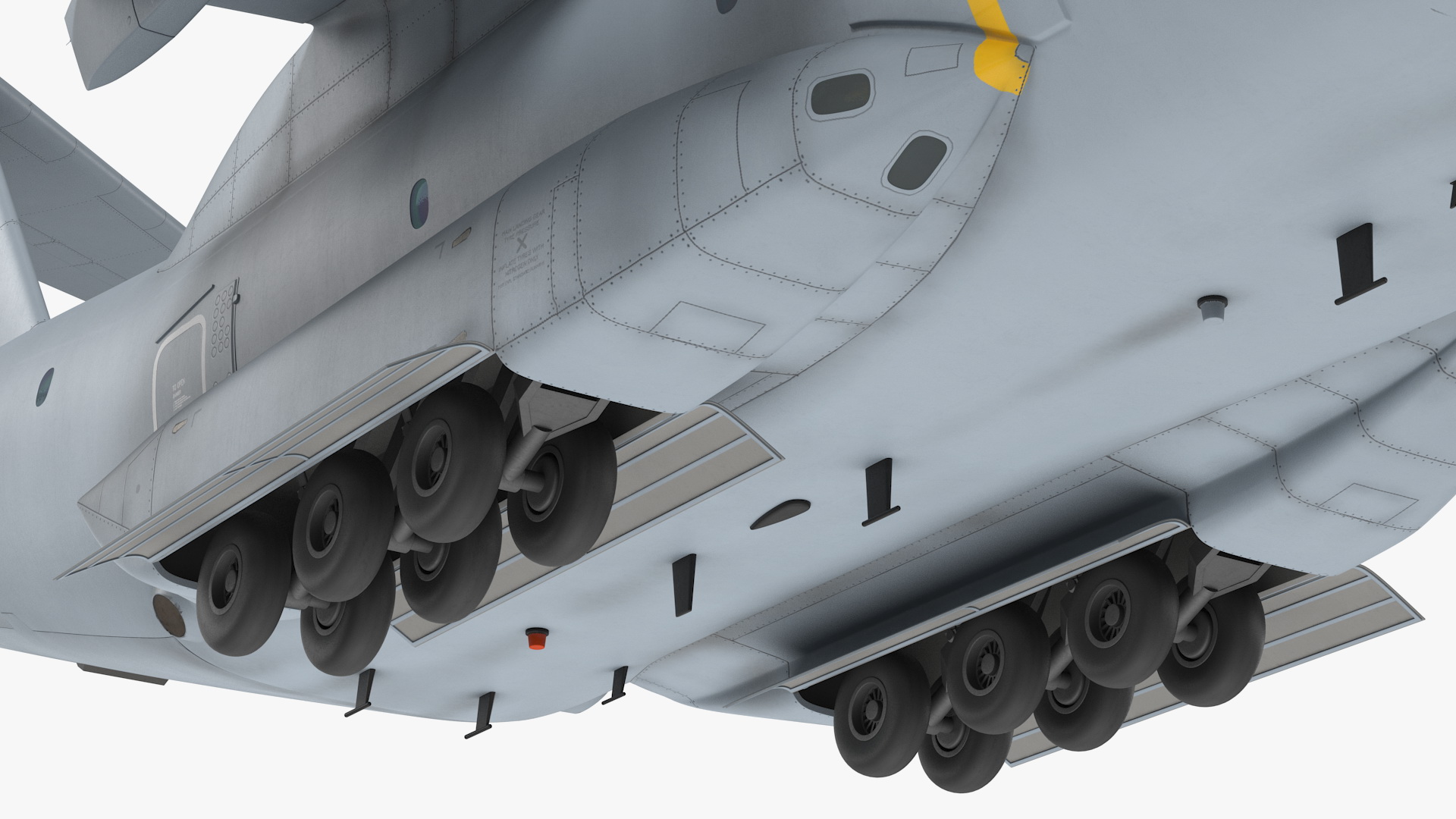 Airbus A400M Atlas Military Transport Aircraft Rigged for Cinema 4D 3D
