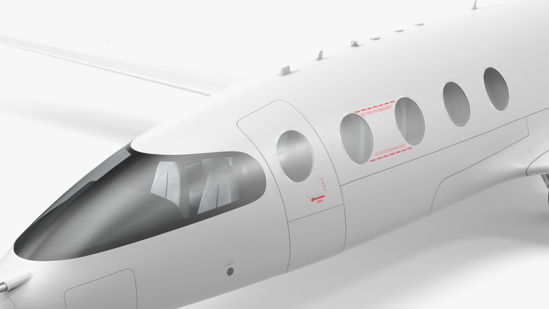 Electric Aircraft Rigged 3D model