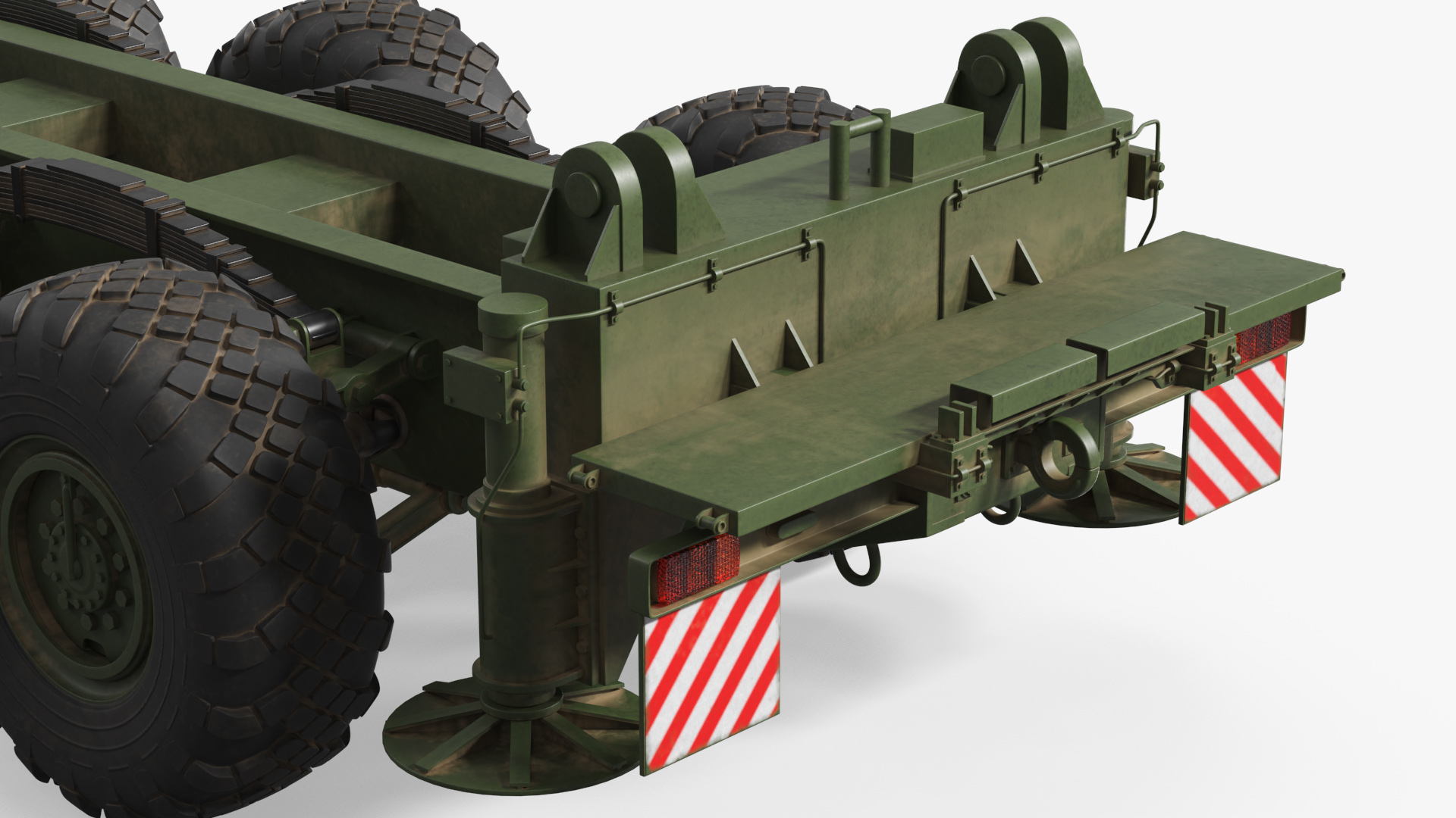 BAZ-69096 Multi Axle Military Chassis Carrier Rigged - view 11