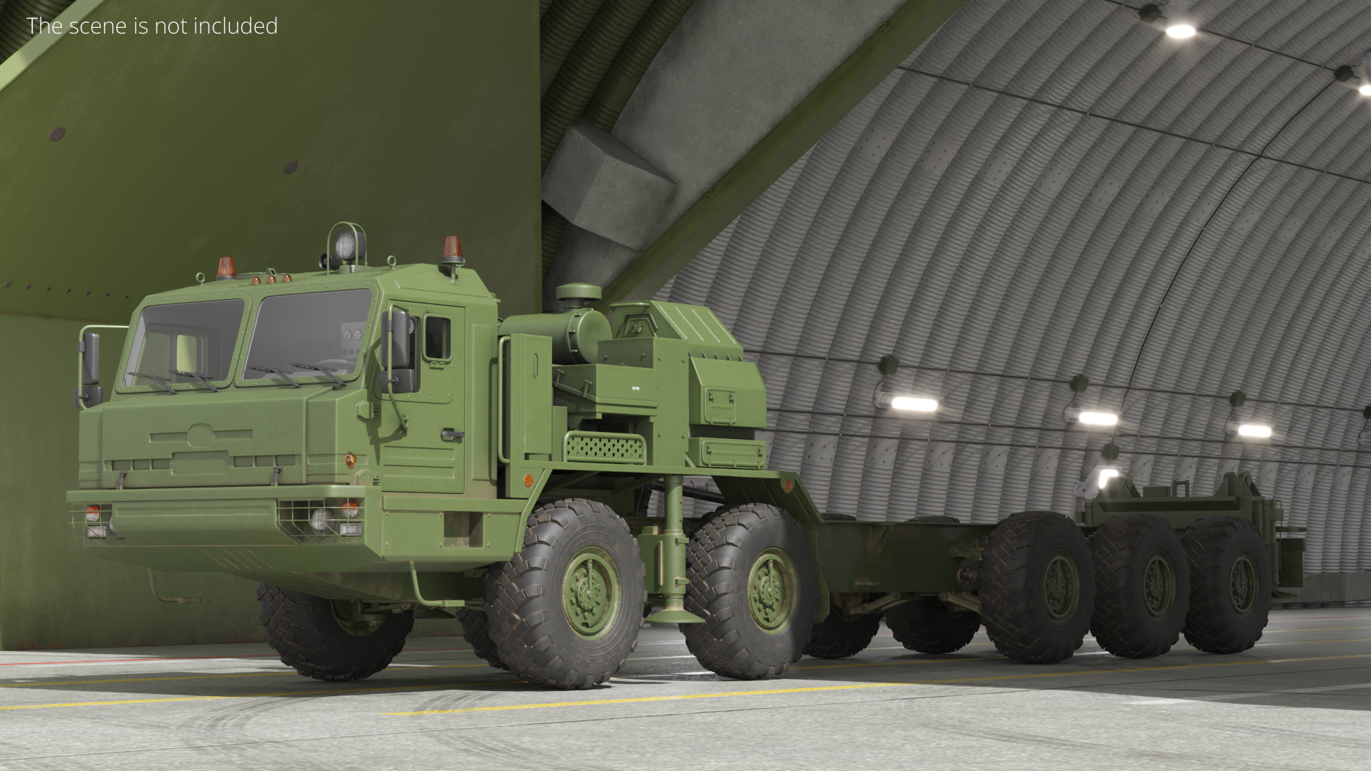 BAZ-69096 Multi Axle Military Chassis Carrier Rigged - view 3