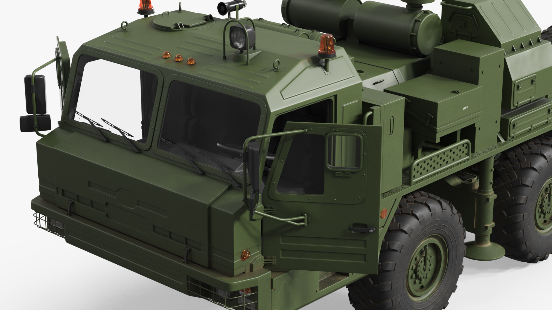 BAZ-69096 Multi Axle Military Chassis Carrier Rigged - view 12