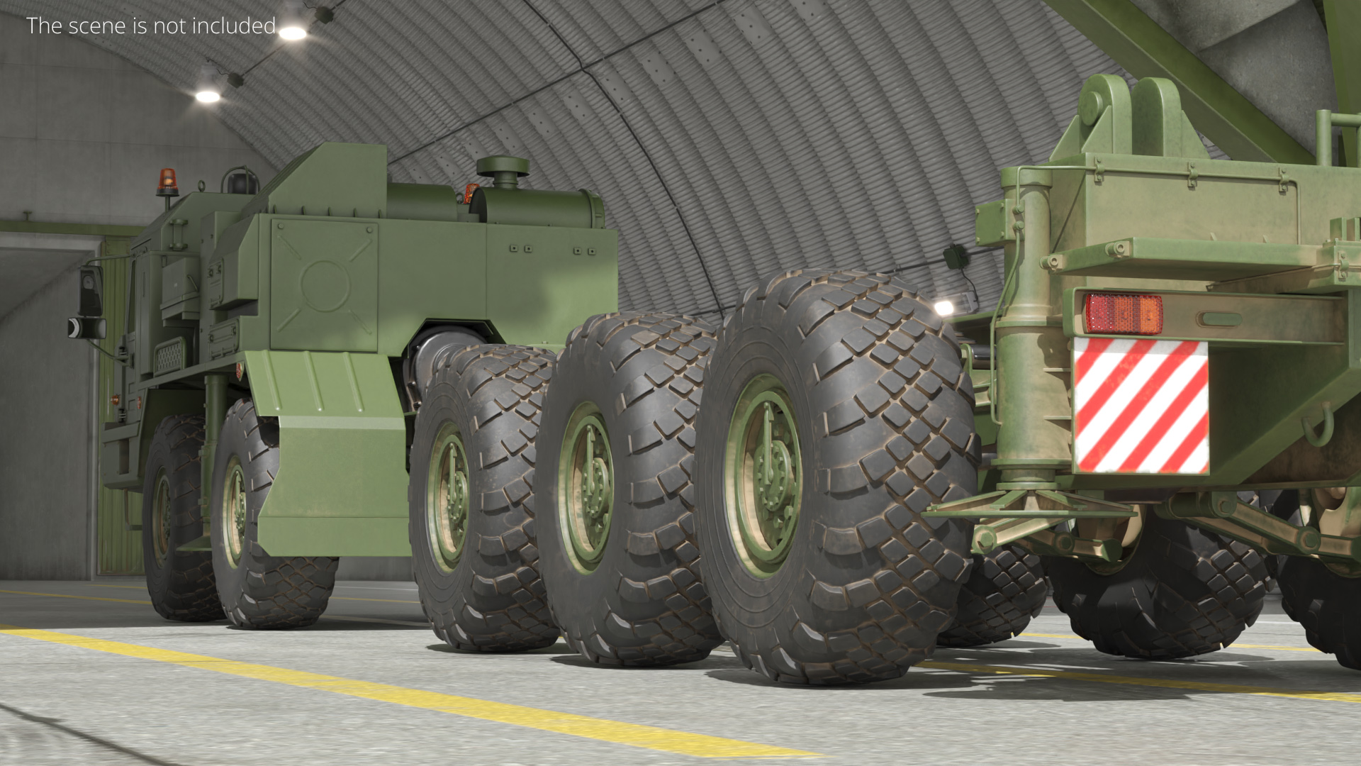 BAZ-69096 Multi Axle Military Chassis Carrier Rigged - view 4