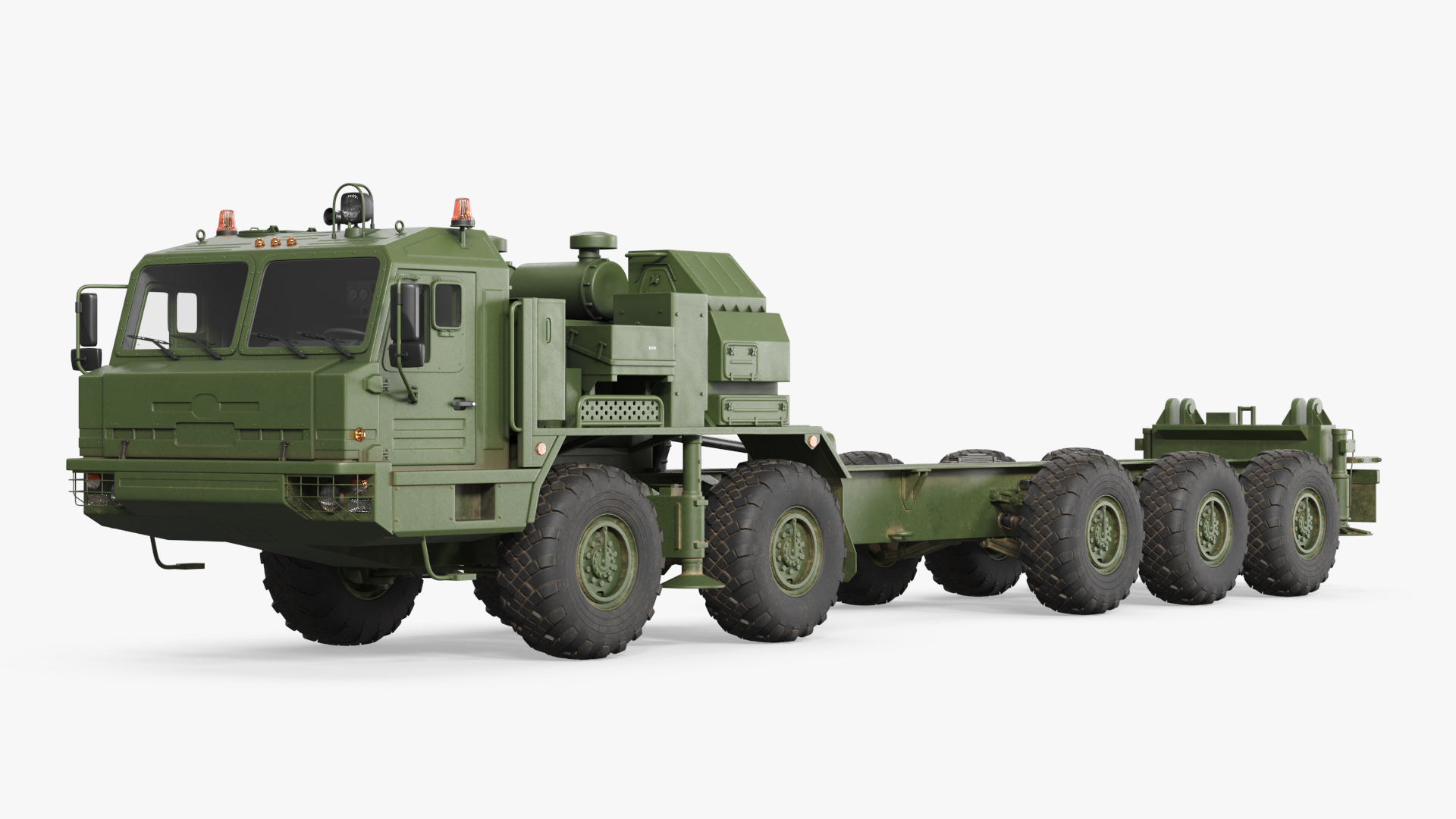BAZ-69096 Multi Axle Military Chassis Carrier Rigged - view 2