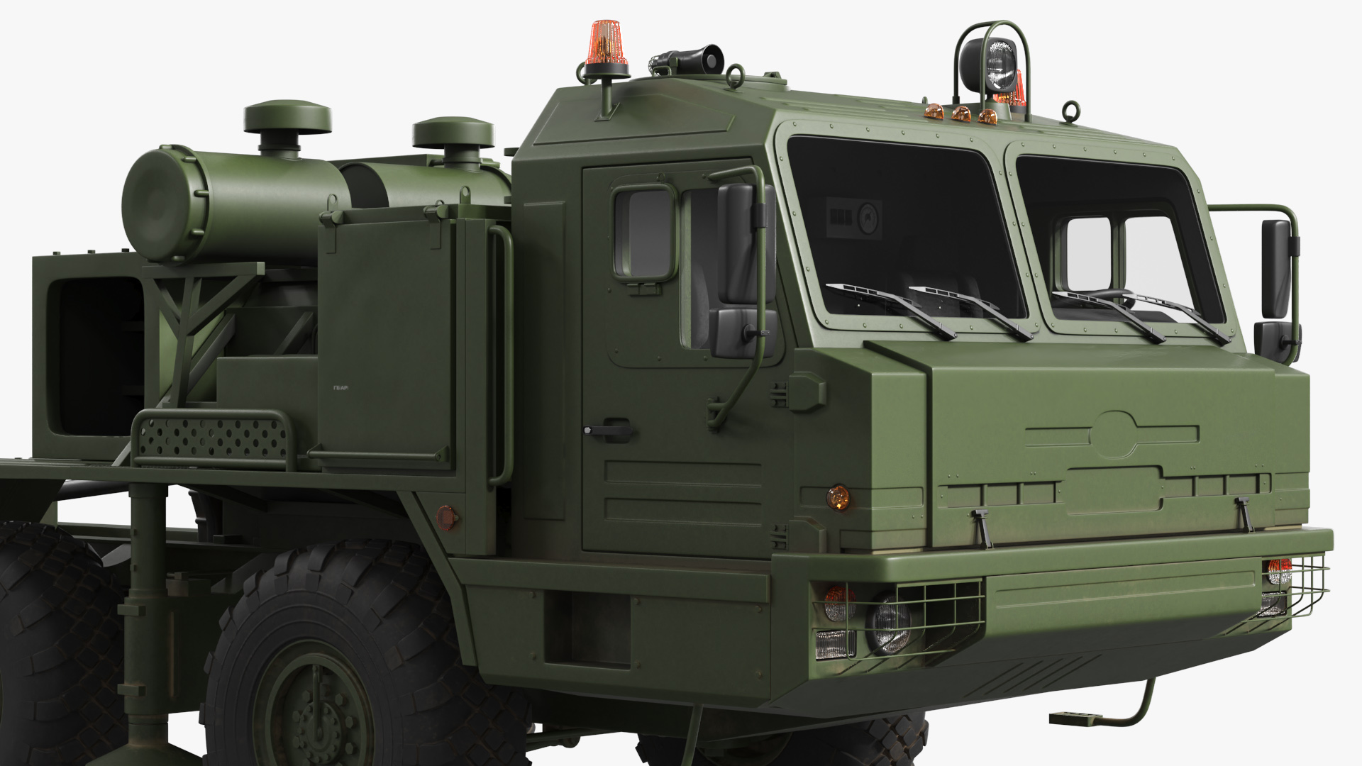BAZ-69096 Multi Axle Military Chassis Carrier Rigged - view 9