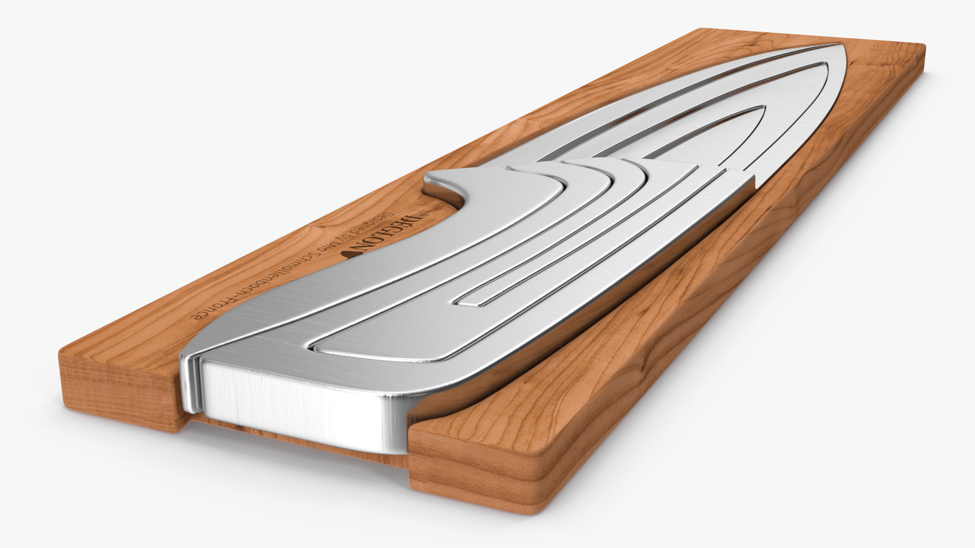 Knife Set with Wooden Block Deglon Meeting 3D
