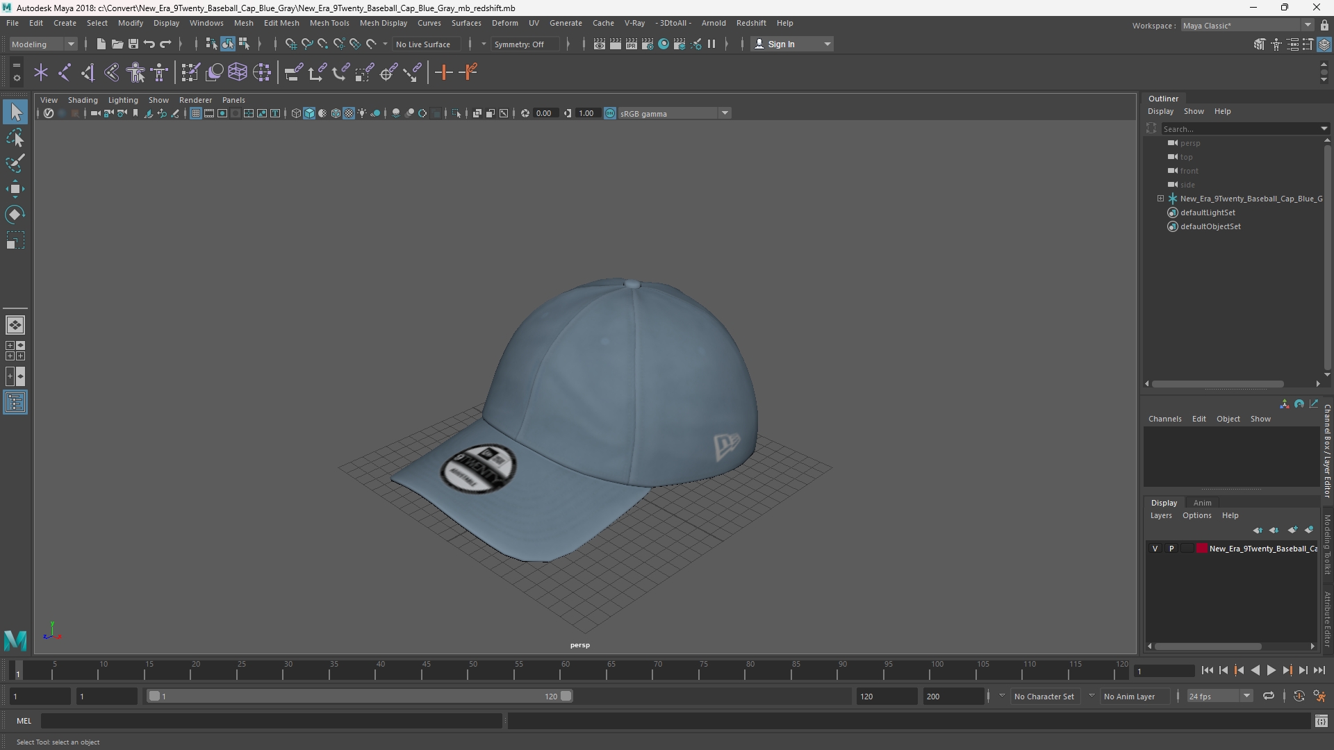 New Era 9Twenty Baseball Cap Blue Gray - view 11