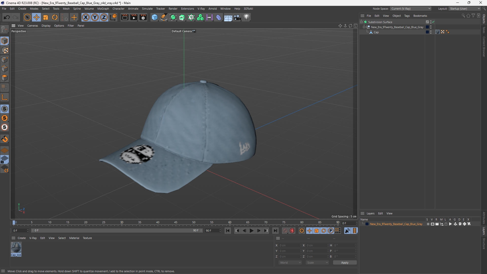 New Era 9Twenty Baseball Cap Blue Gray - view 12