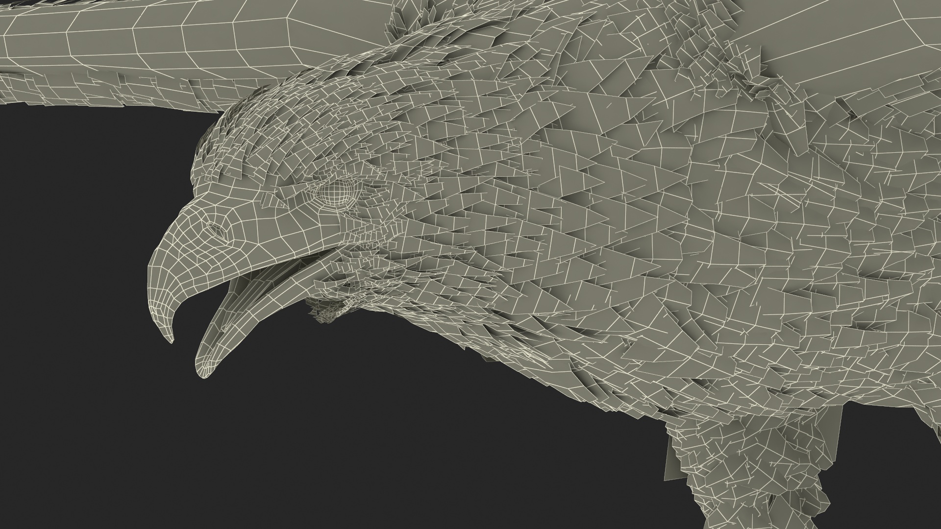 3D Realistic Imperial Eagle Rigged