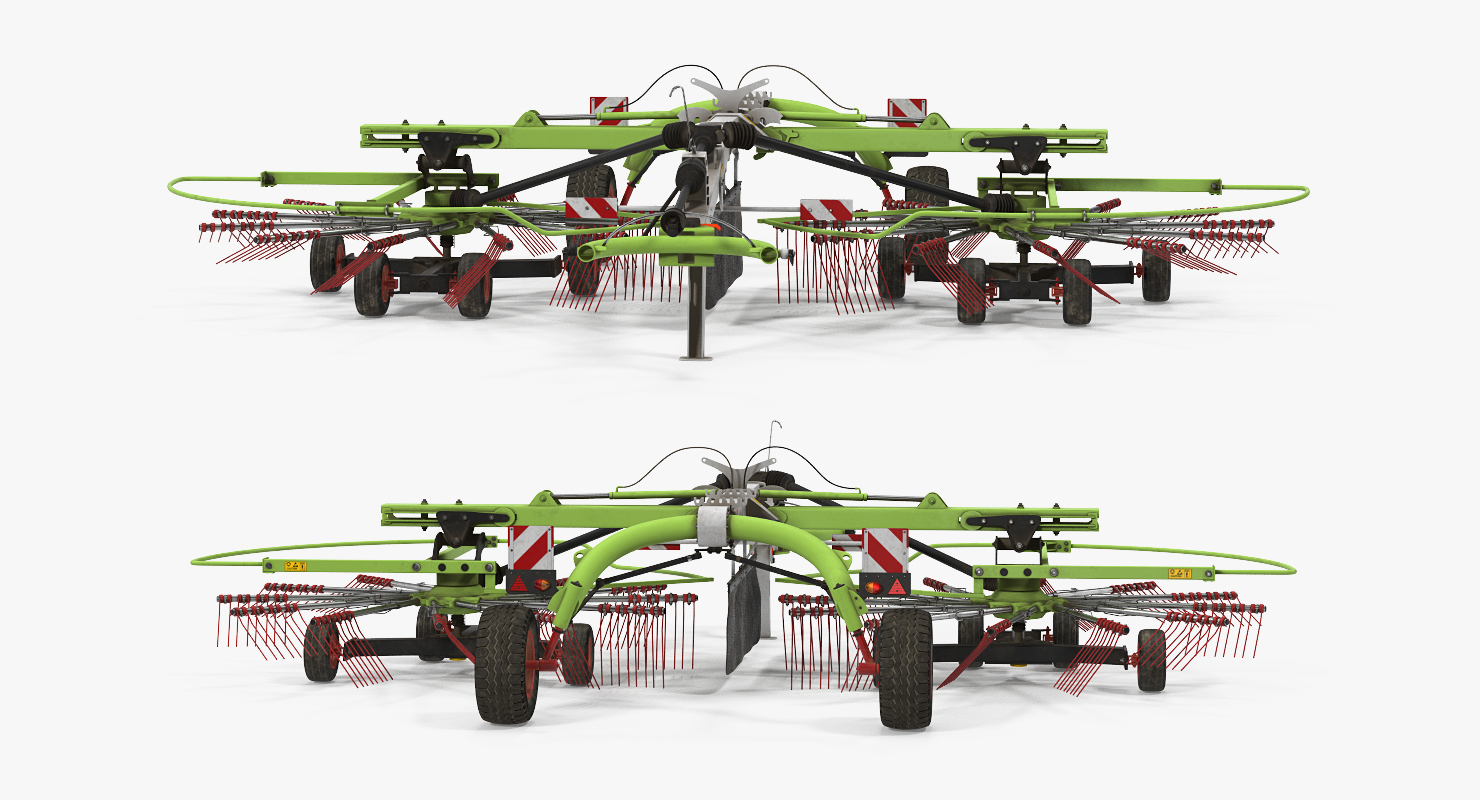 3D Used Twin Rotor Hay Rake Claas Liner 2700