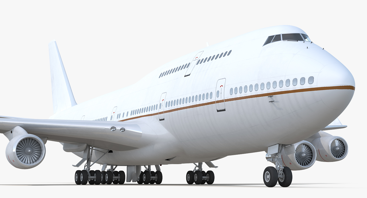 Boeing 747 400 Generic Rigged 3D model