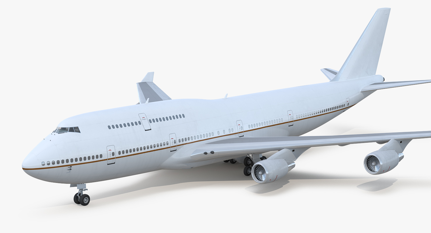 Boeing 747 400 Generic Rigged 3D model