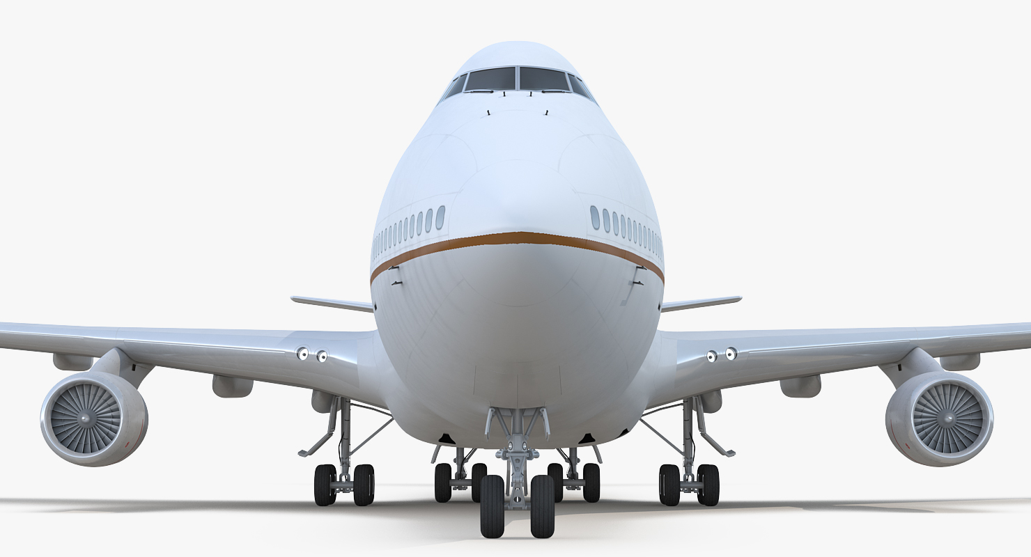 Boeing 747 400 Generic Rigged 3D model