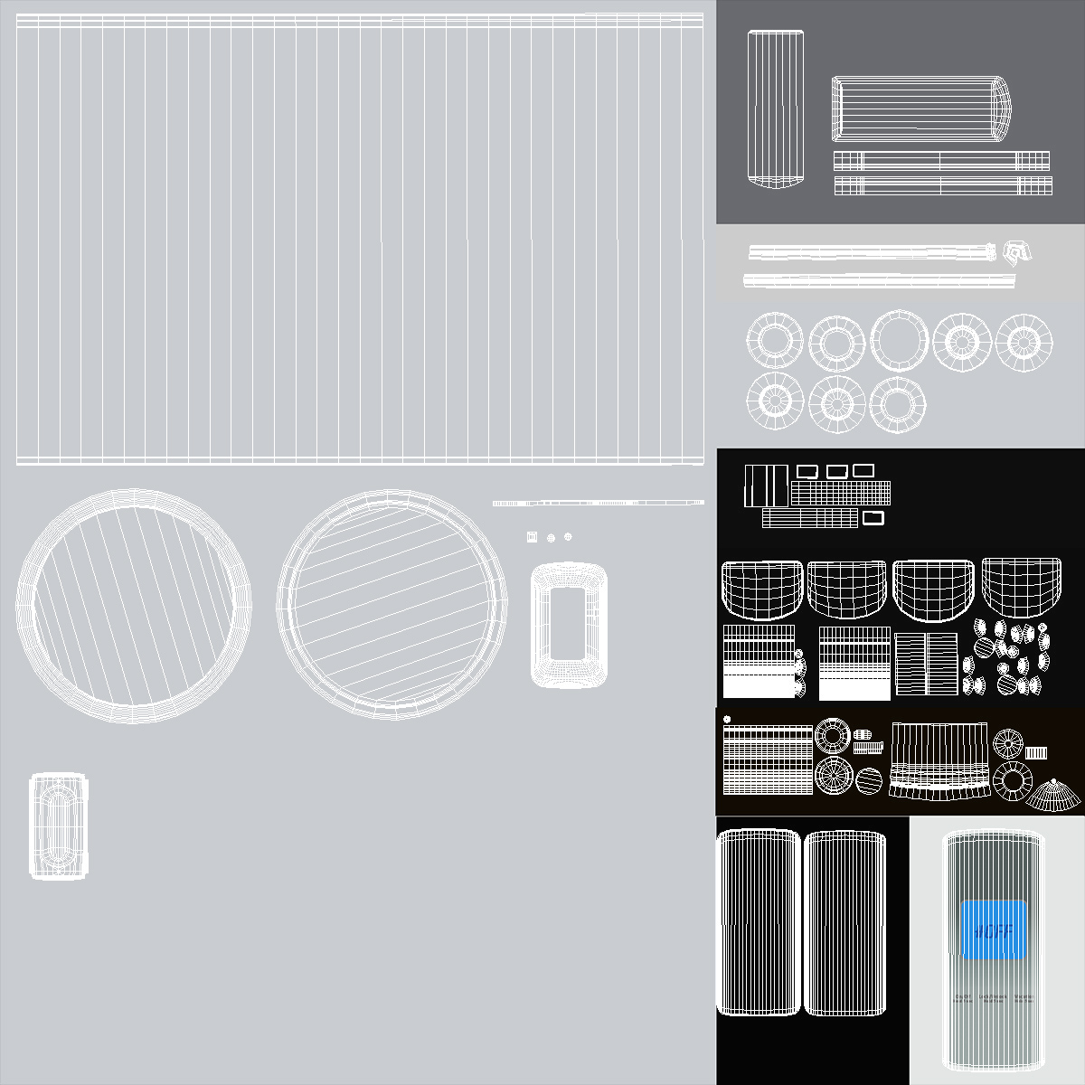 50gal Smart Tank Electric Heater 3D