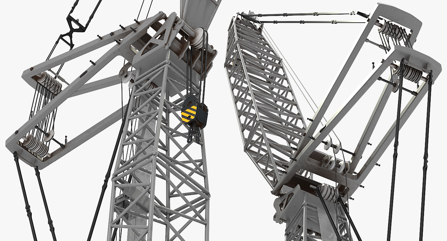 3D Lattice Boom Crane Generic