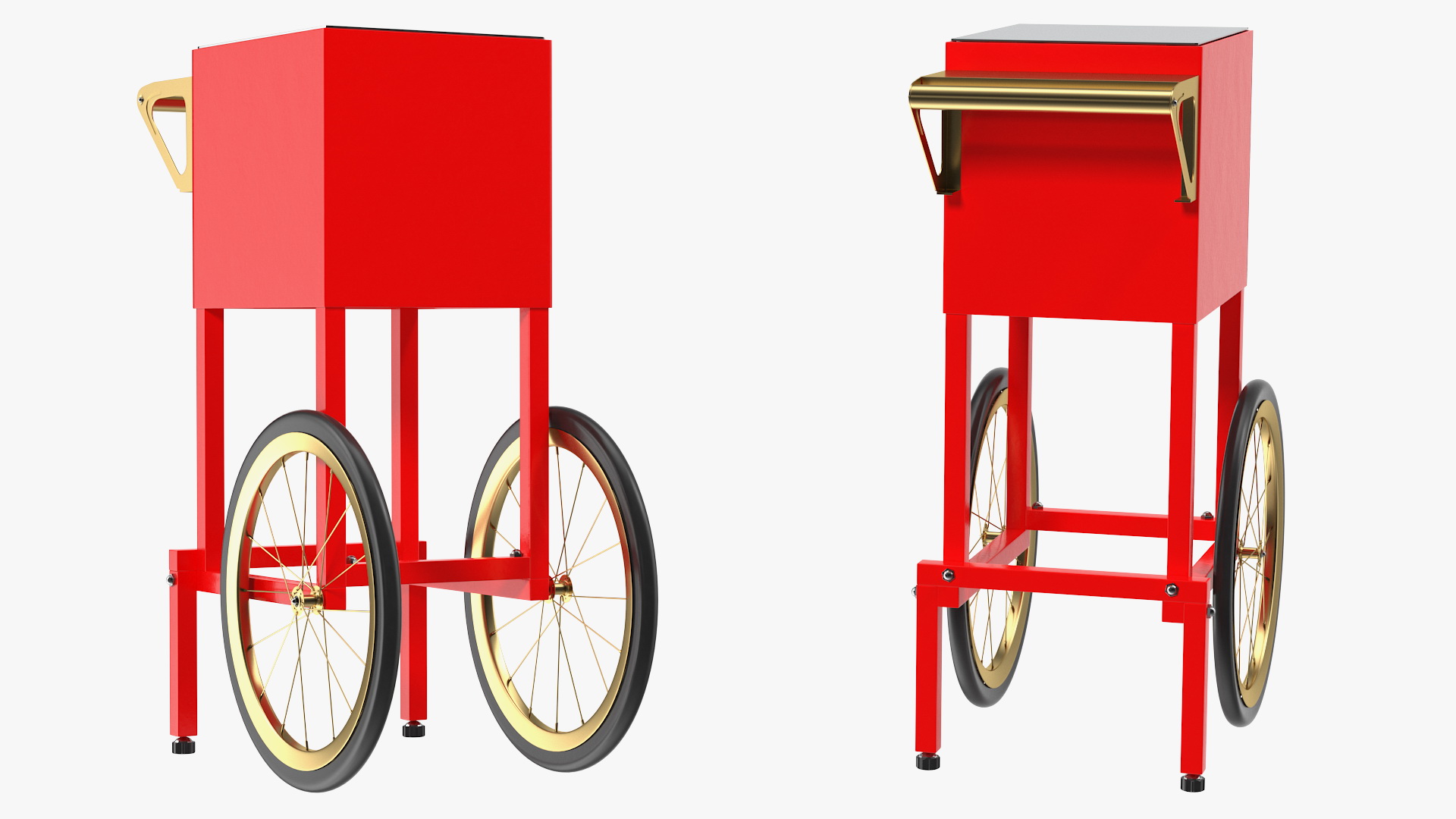 Great Northern Popcorn Cart 3D