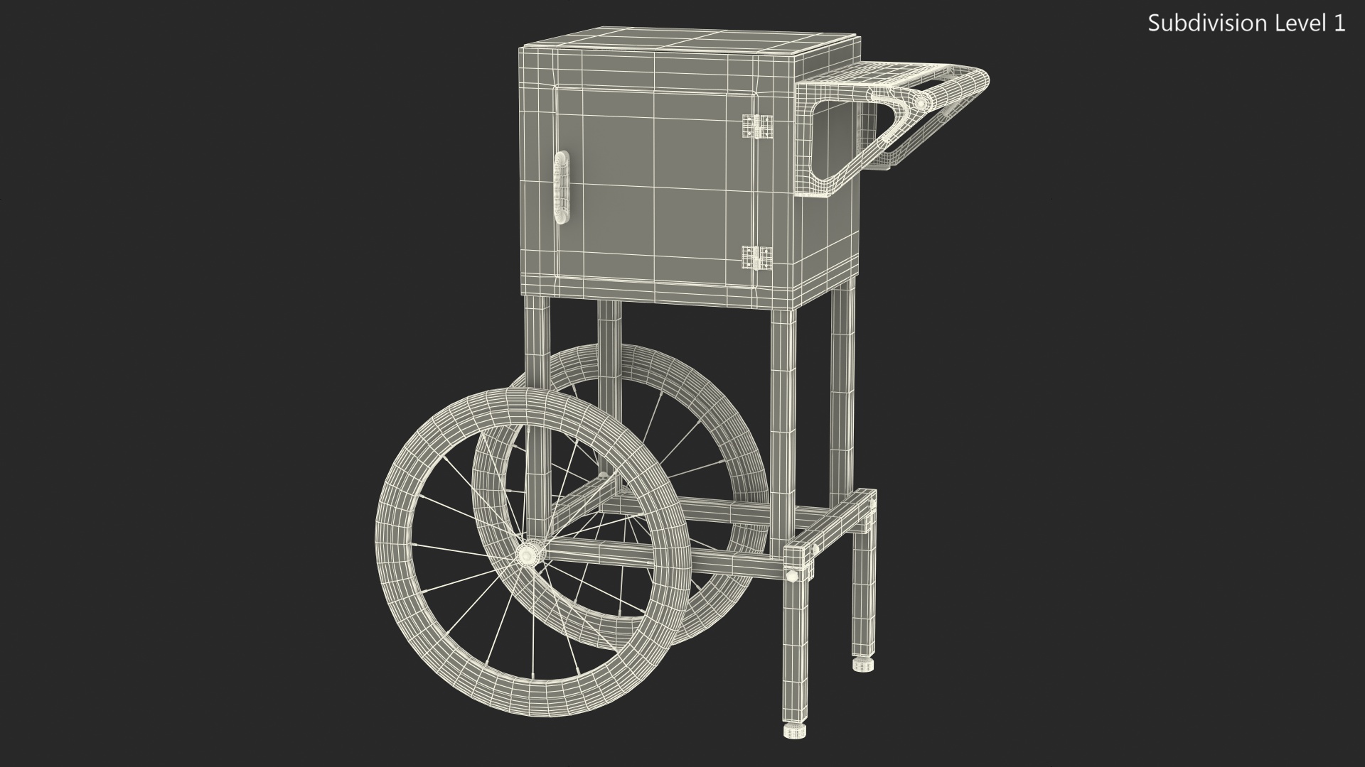 Great Northern Popcorn Cart 3D
