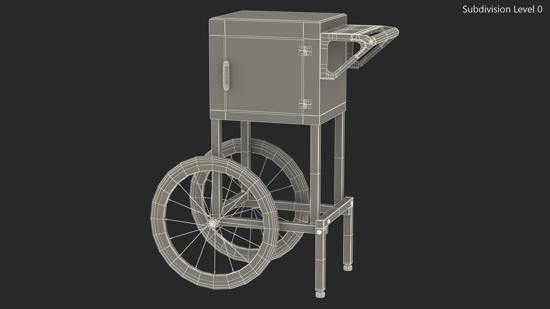 Great Northern Popcorn Cart 3D