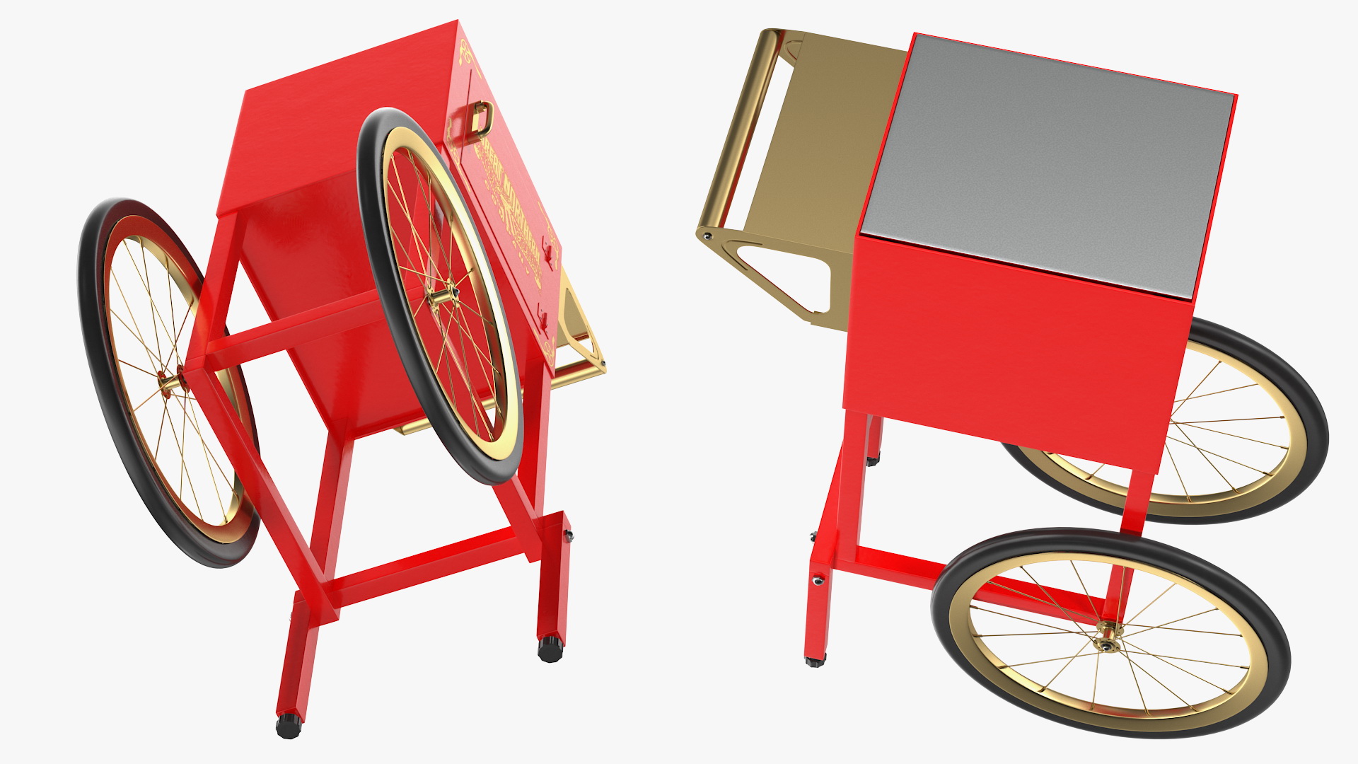 Great Northern Popcorn Cart 3D