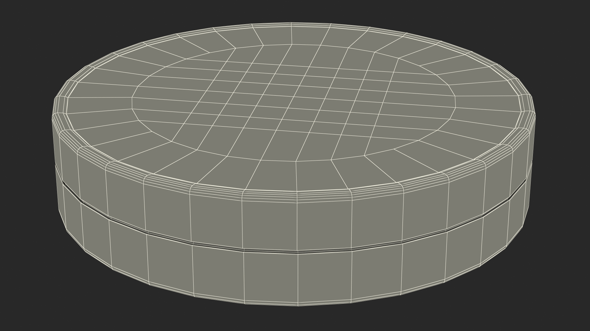 Processed Creamy Cheese Box 3D