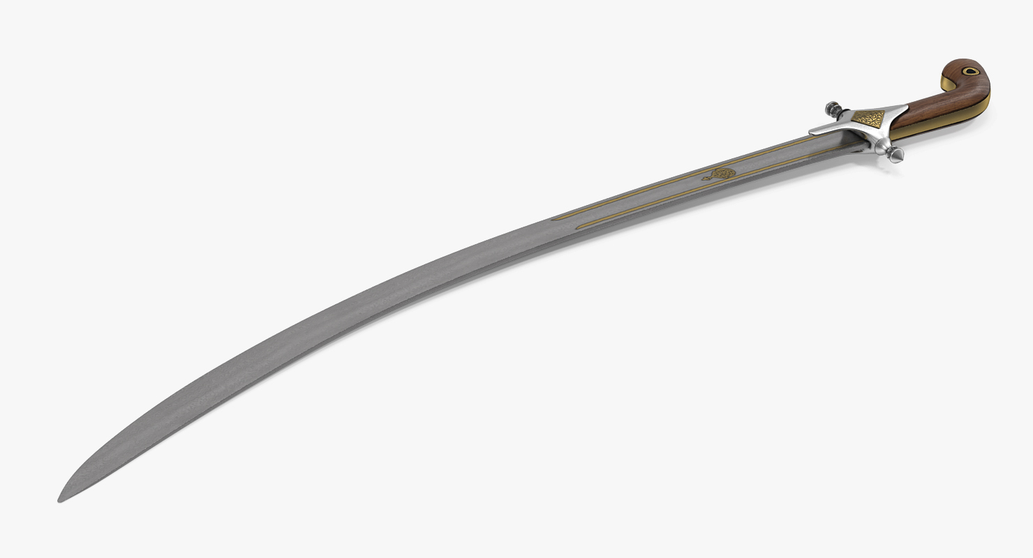 3D Arab Bedouin Sword model