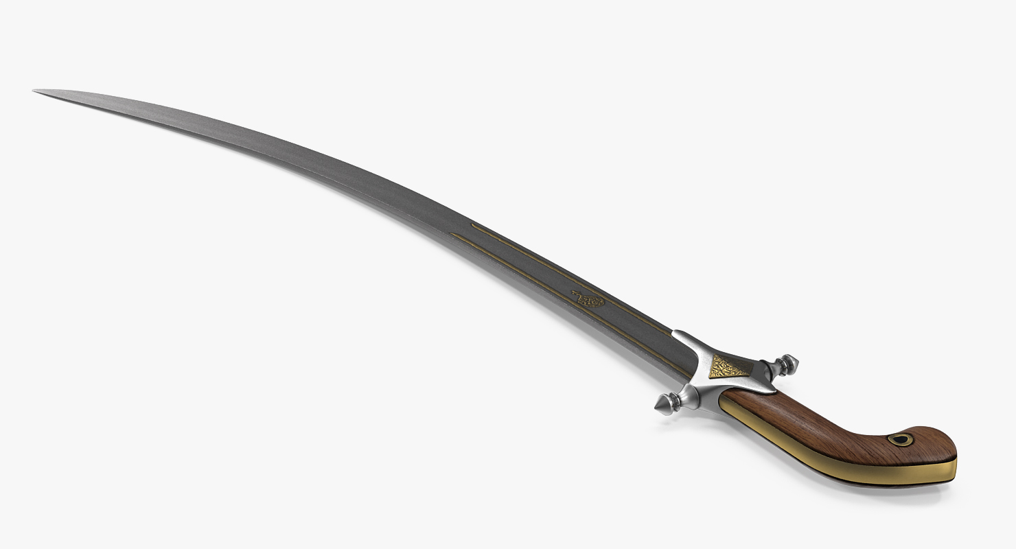 3D Arab Bedouin Sword model