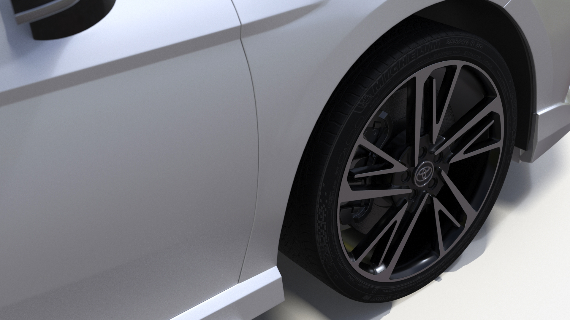 3D Camry 2025 Hybrid Ice Cap Simplified