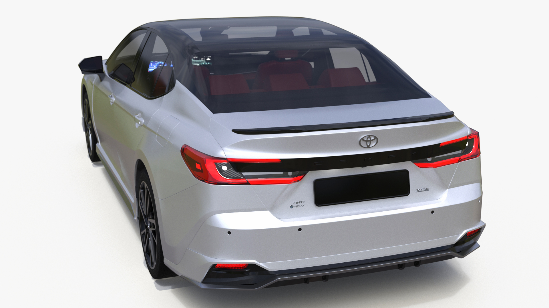 3D Camry 2025 Hybrid Ice Cap Simplified