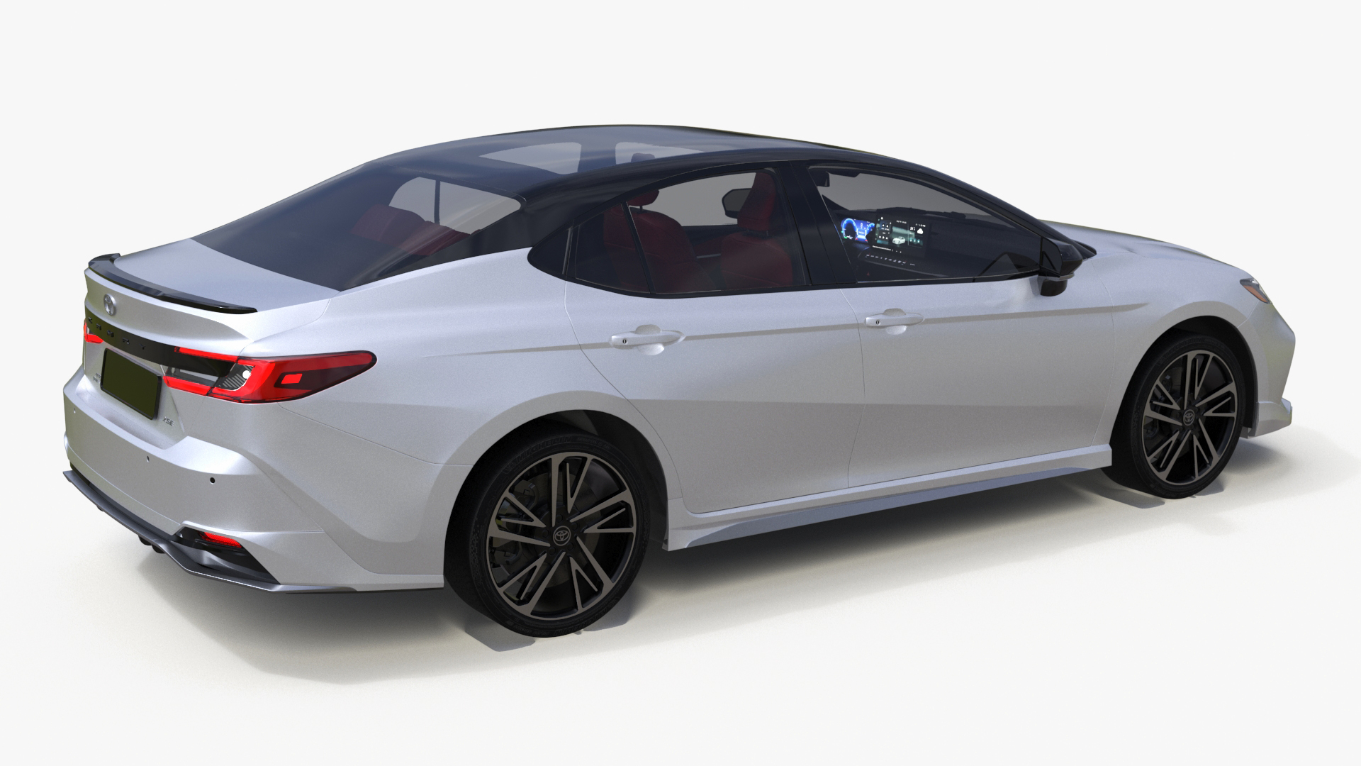 3D Camry 2025 Hybrid Ice Cap Simplified
