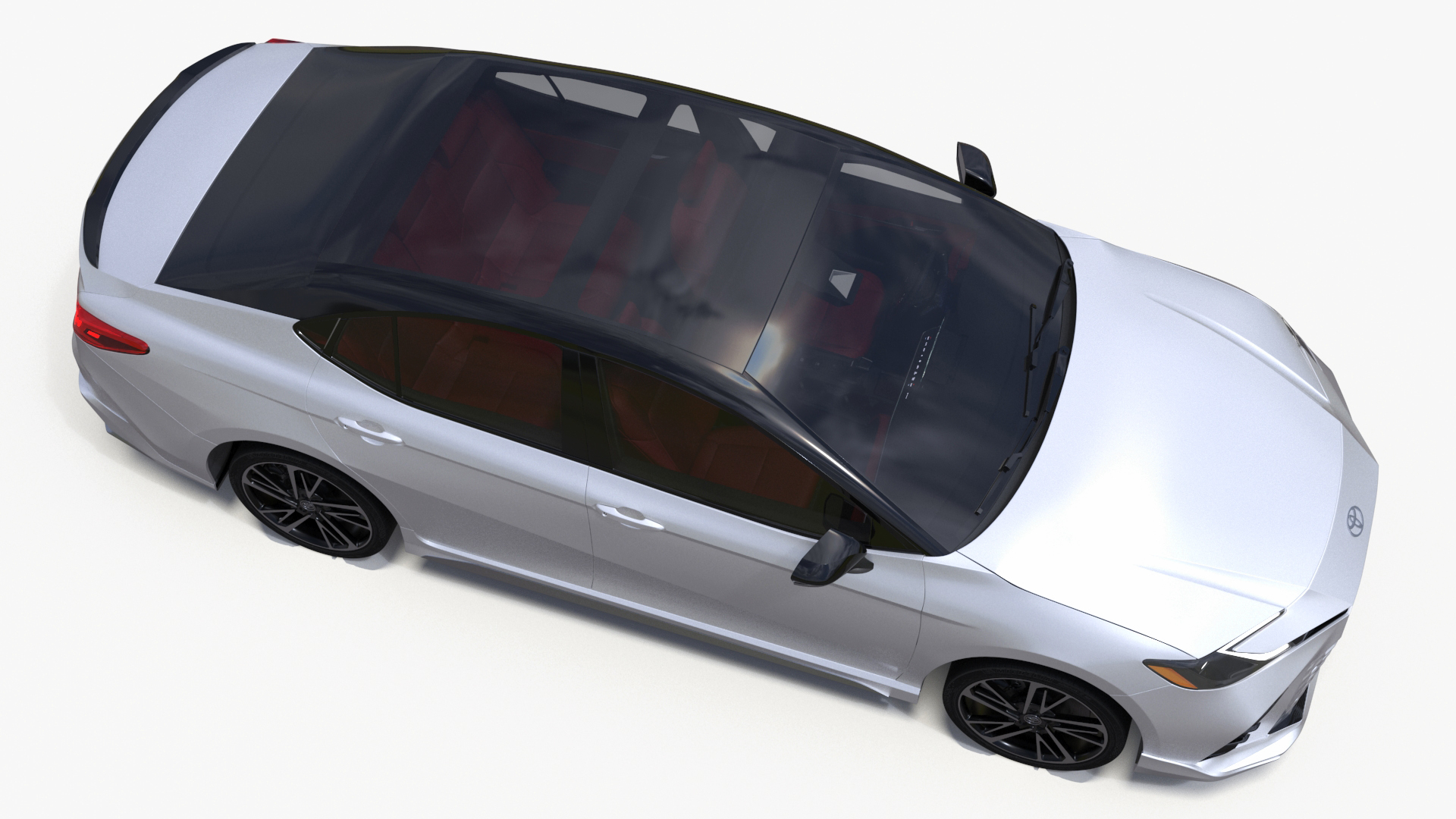 3D Camry 2025 Hybrid Ice Cap Simplified