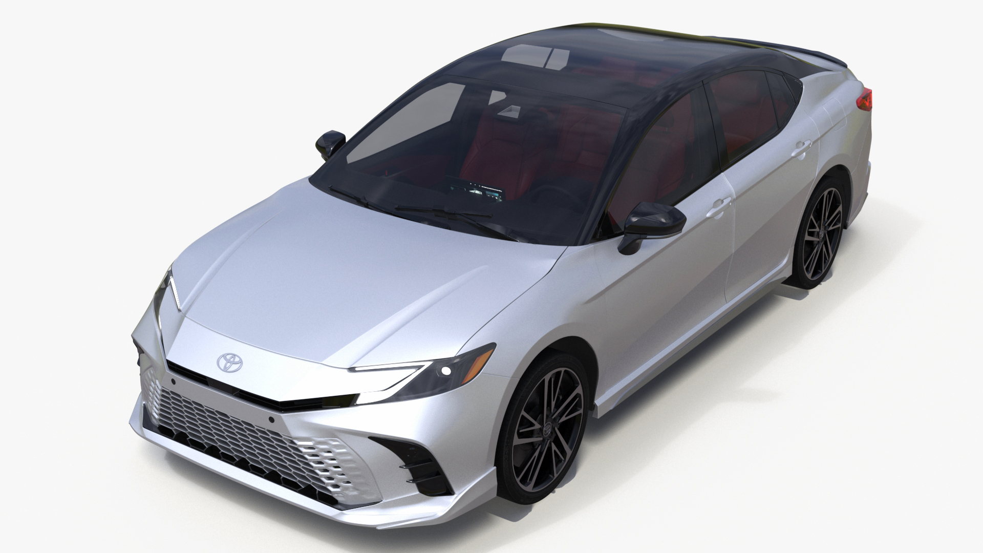3D Camry 2025 Hybrid Ice Cap Simplified
