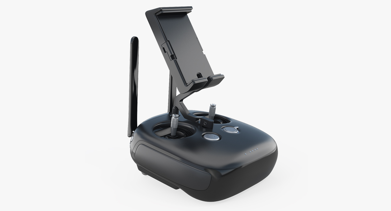 3D model DJI INspire 1 Black Edition Remote Controller