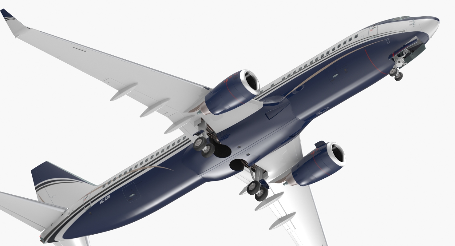 Boeing 737 800 Generic Rigged 3D model