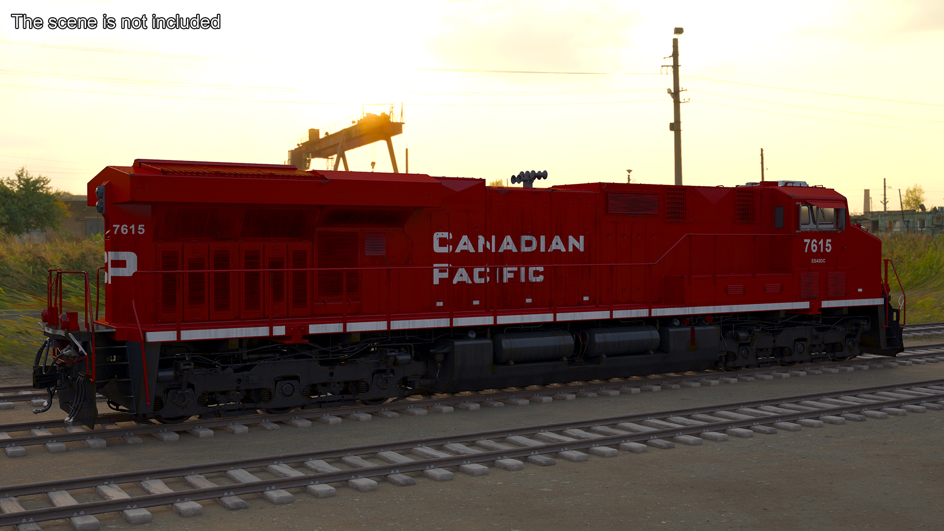 Canadian Pacific Railway Locomotive ES44AC 3D
