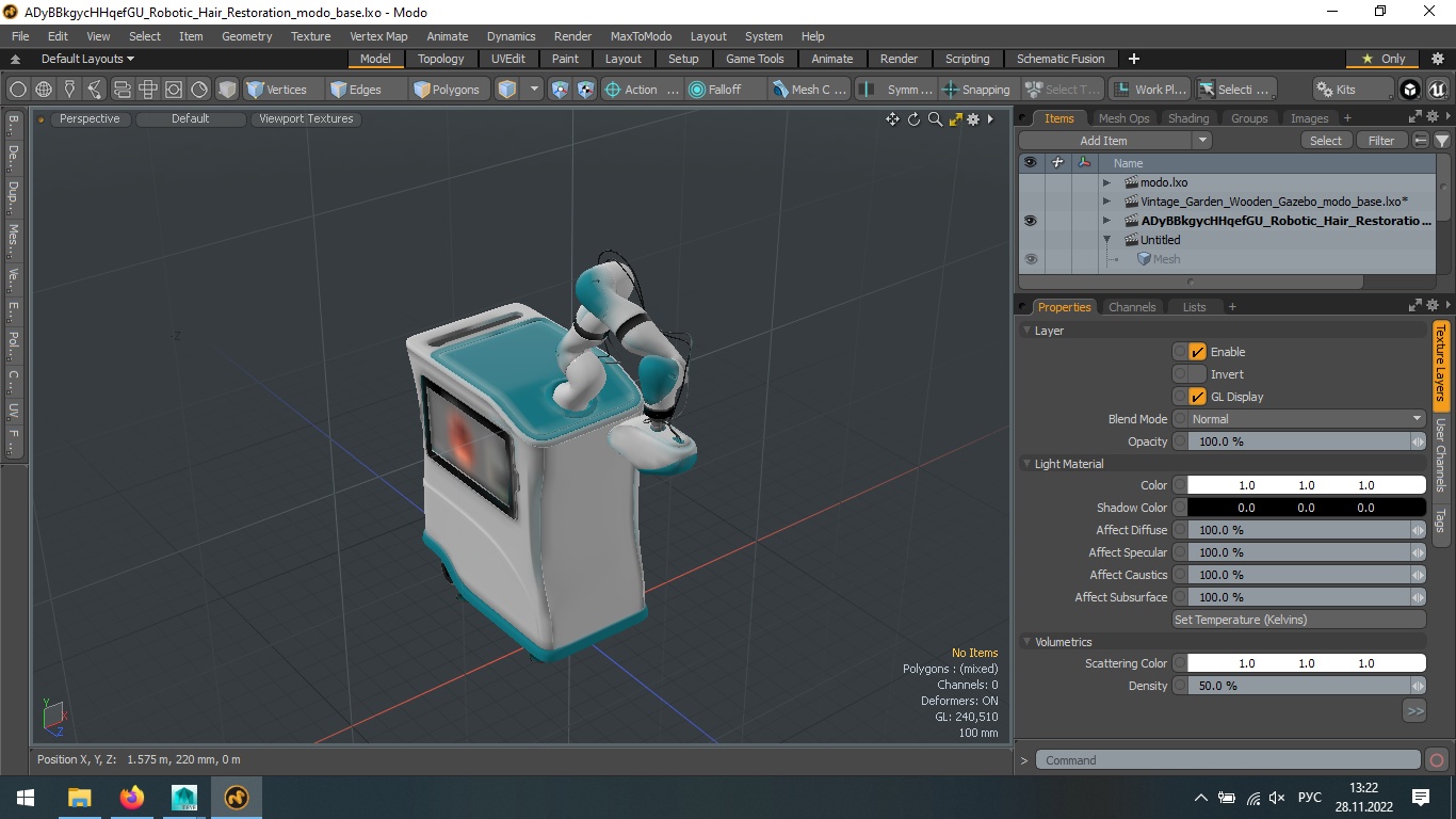 Robotic Hair Restoration 3D model
