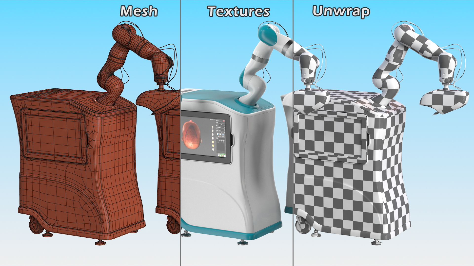 Robotic Hair Restoration 3D model