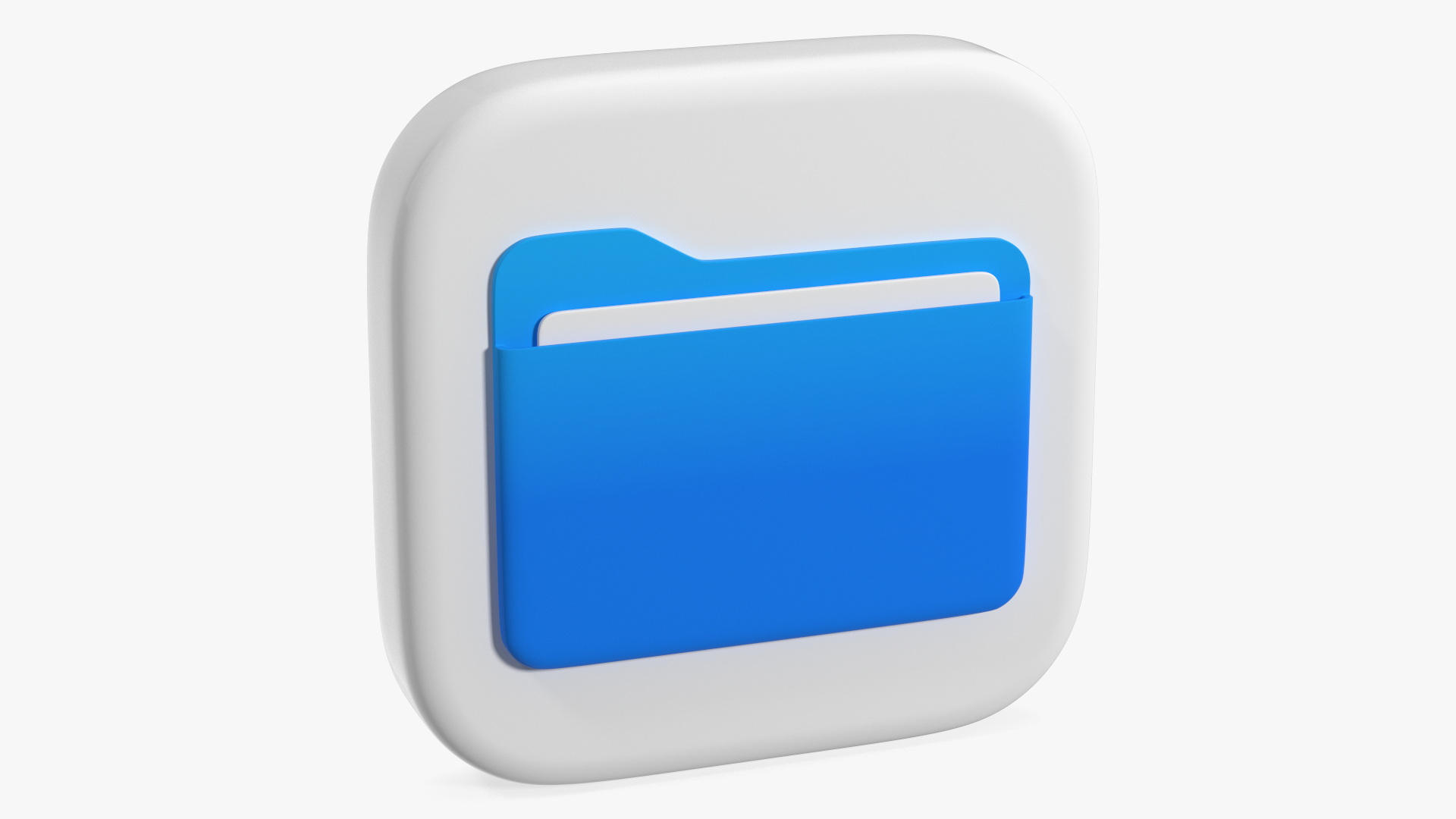 3D iPhone iOS Files Icon