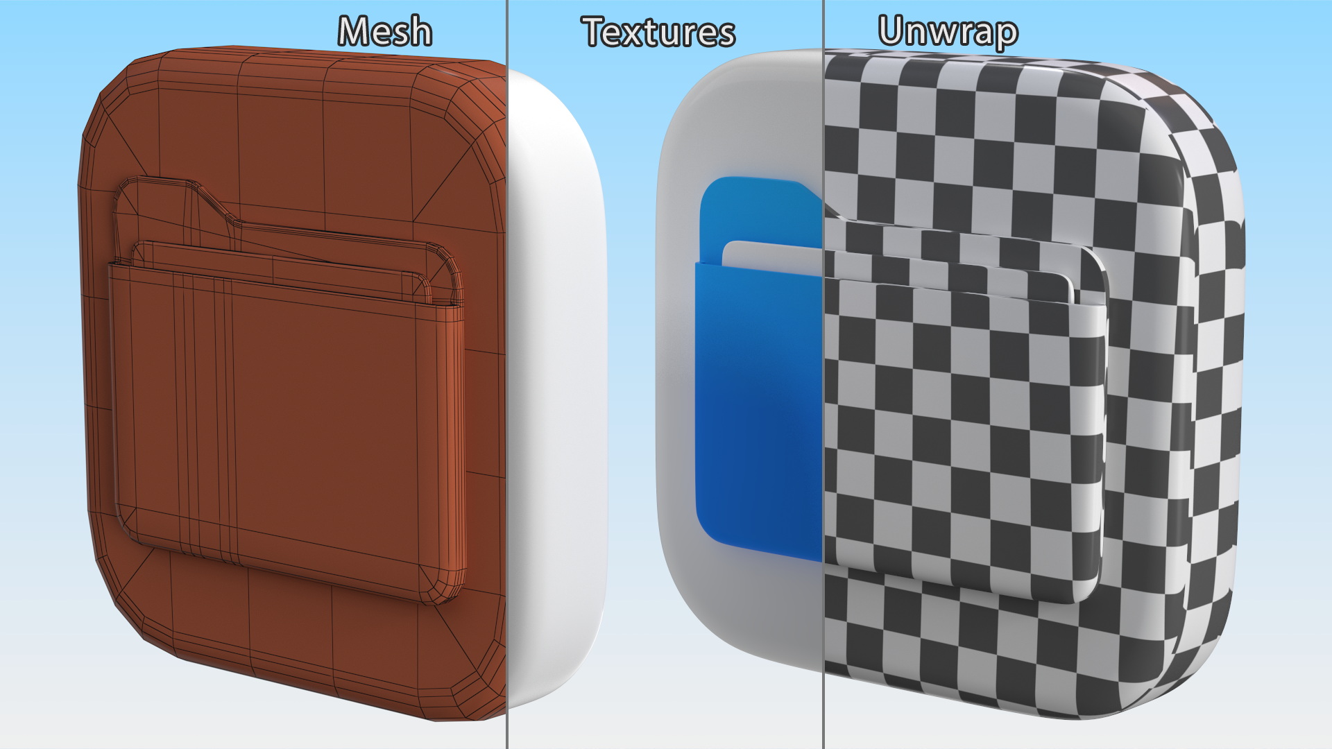 3D iPhone iOS Files Icon