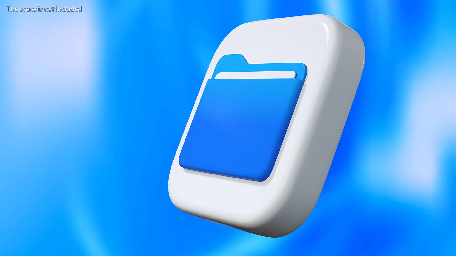 3D iPhone iOS Files Icon