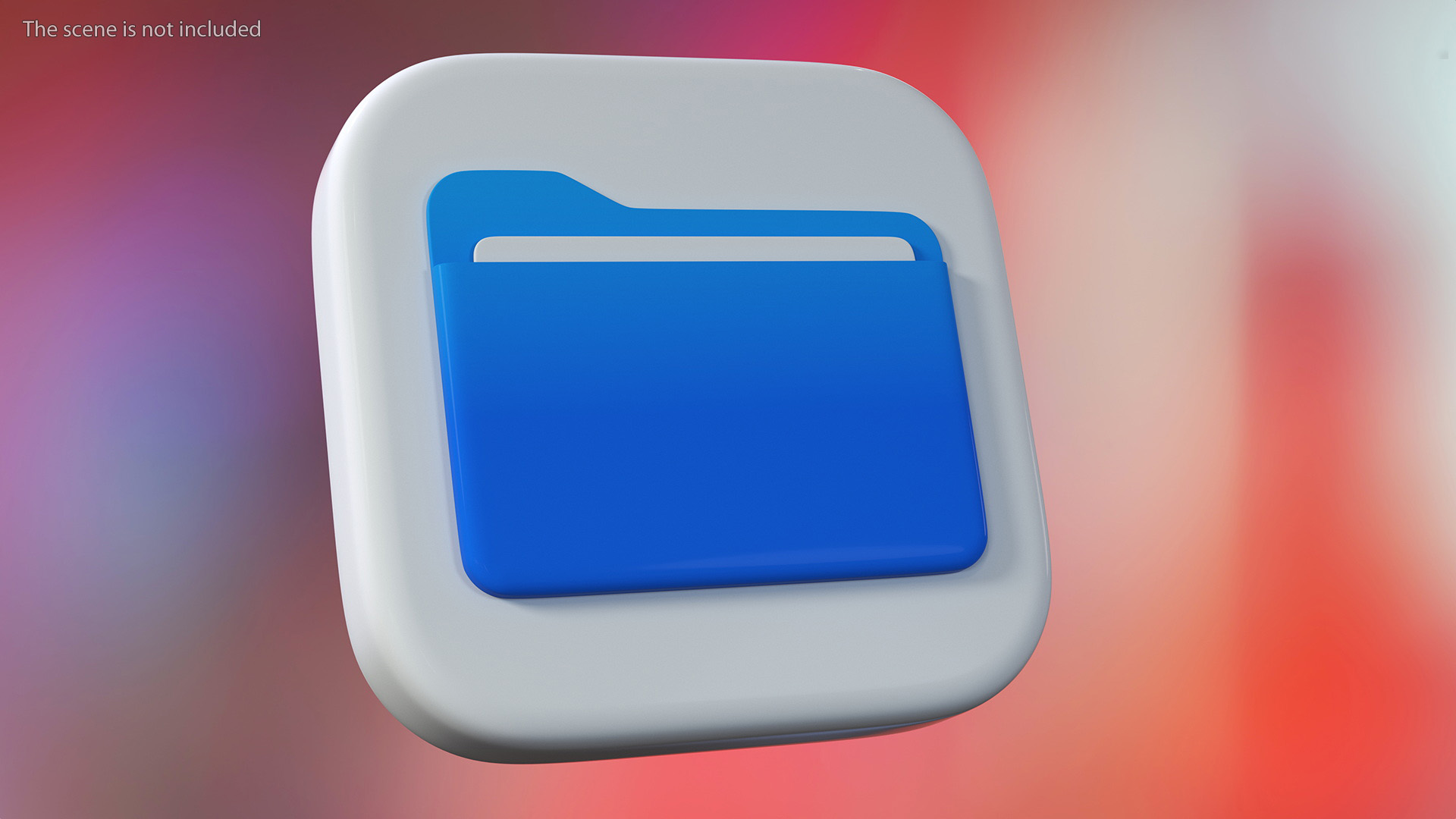 3D iPhone iOS Files Icon