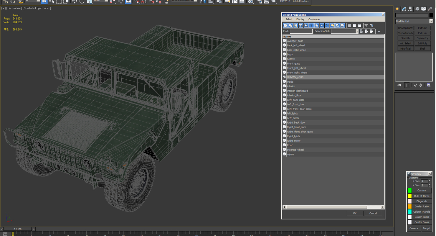 3D model HMMWV M998