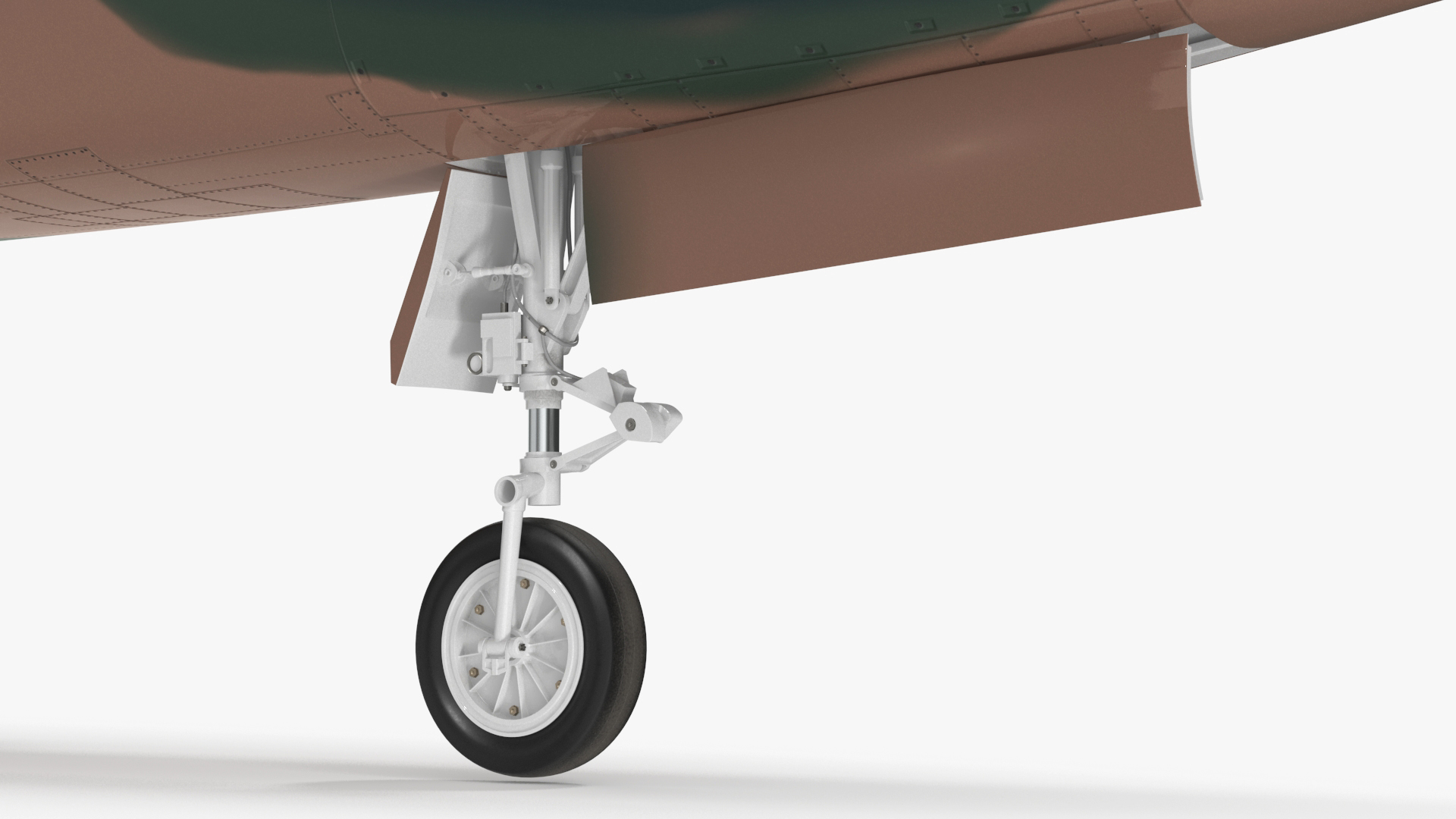 Trainer Jet Military T-38 Talon Camo Rigged for Cinema 4D 3D