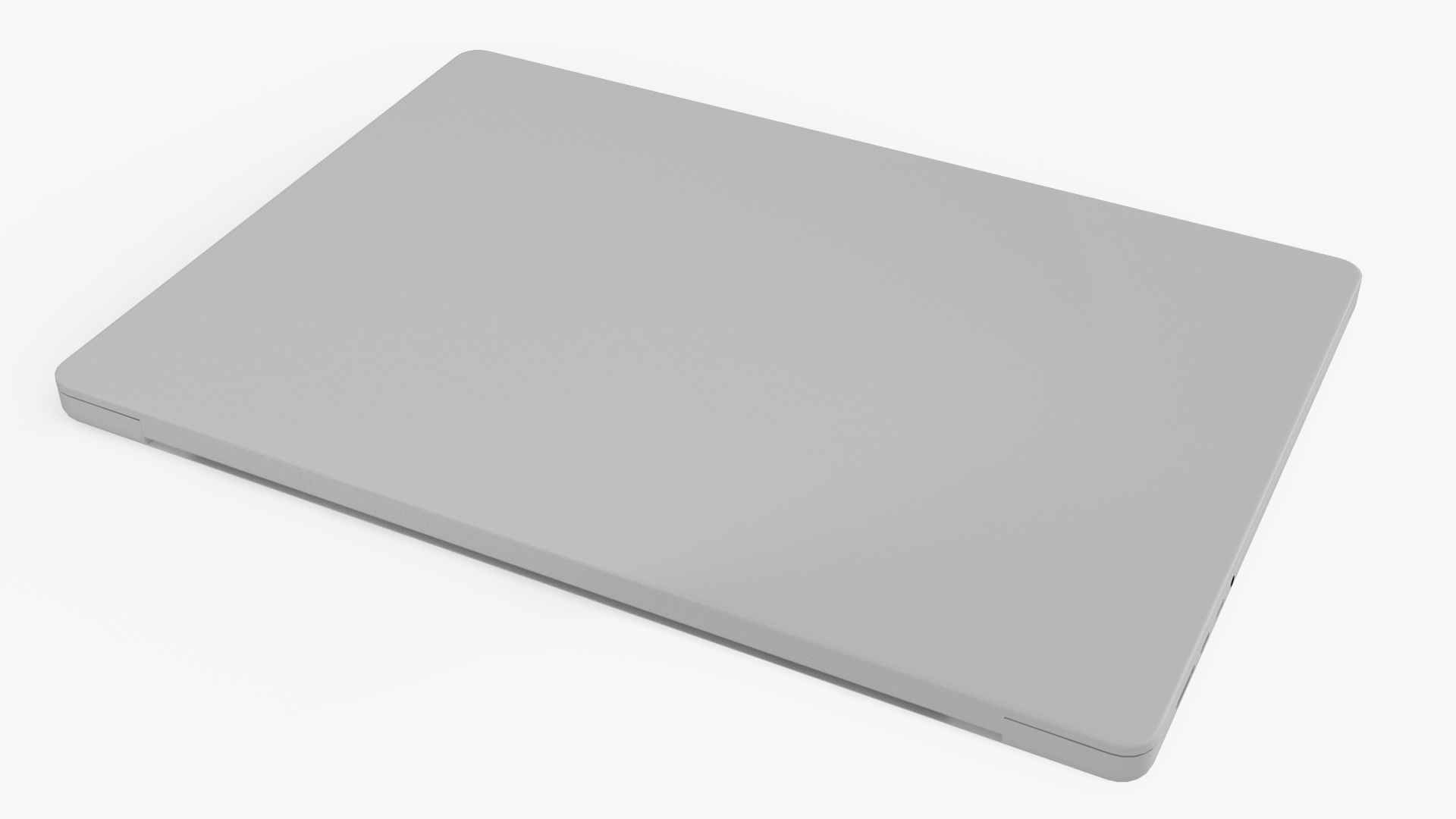 Notebook 16 inch White 3D