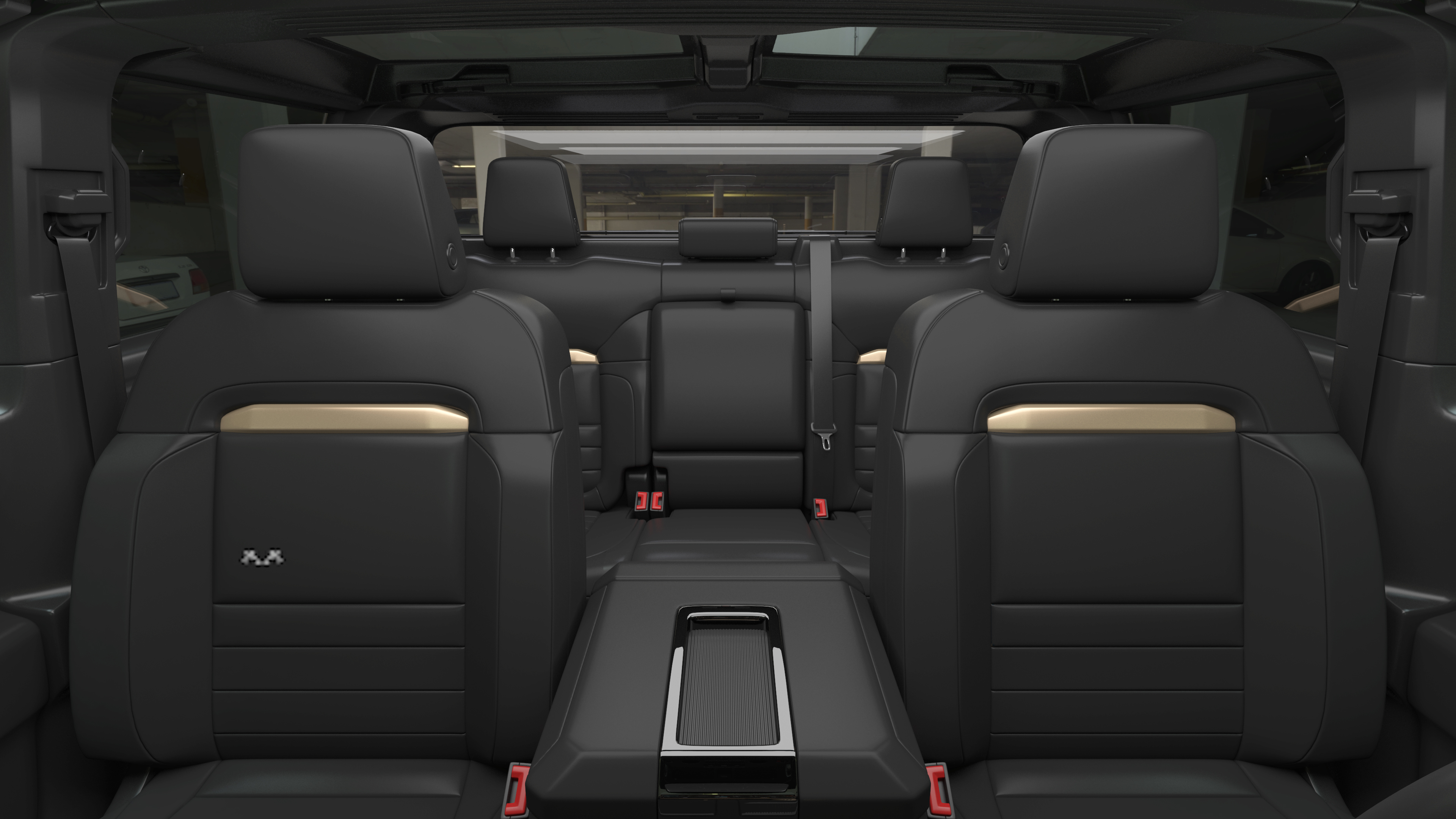 3D model Luxury Electric Pickup Truck Gray Rigged