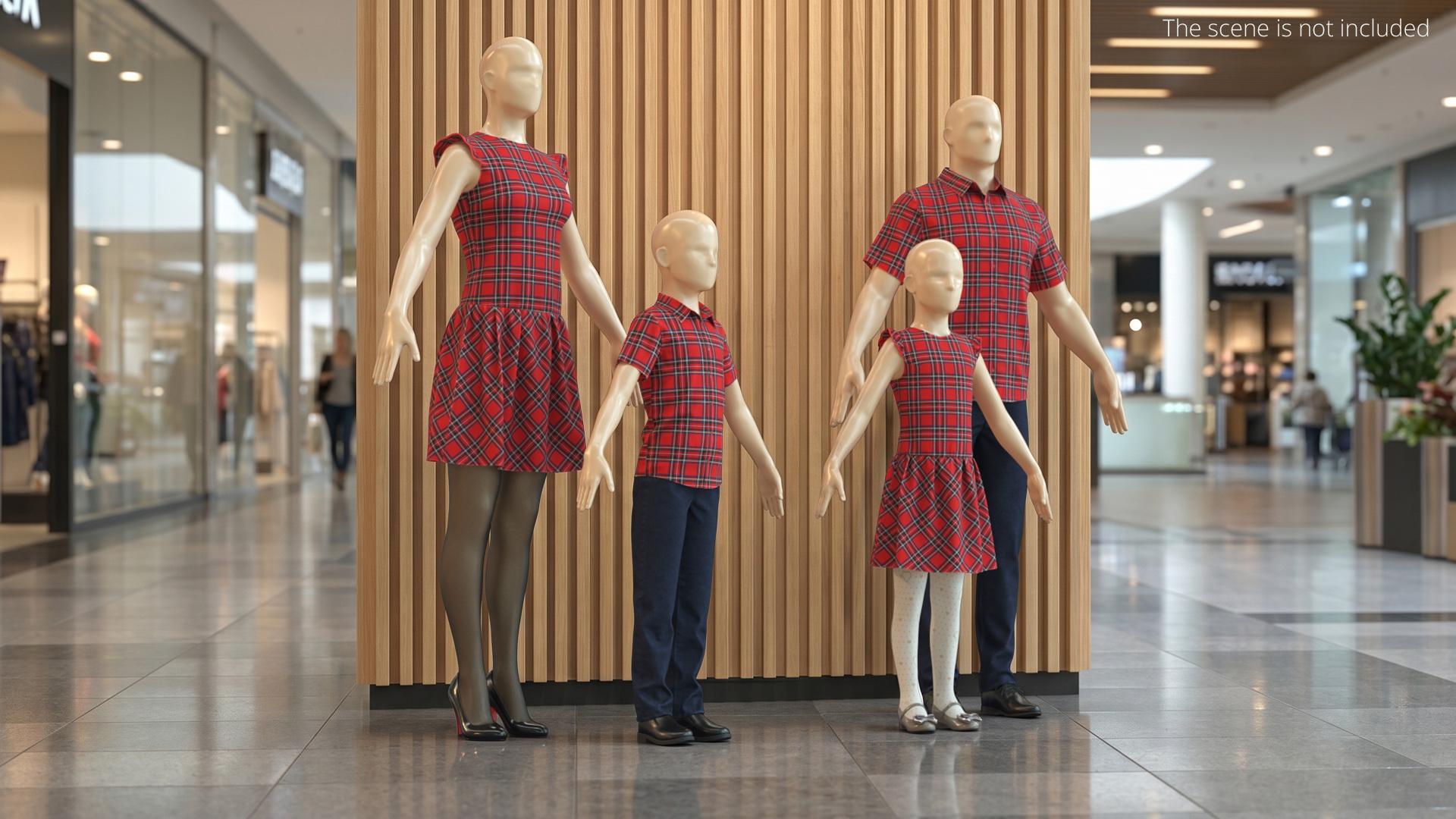 Matching Family Plaid Set Red - view 3