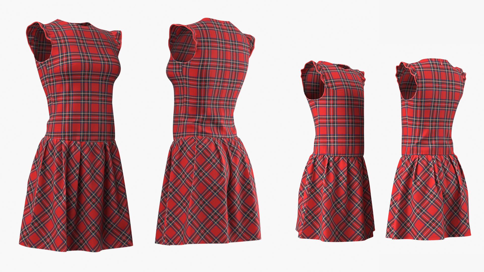Matching Family Plaid Set Red - view 6