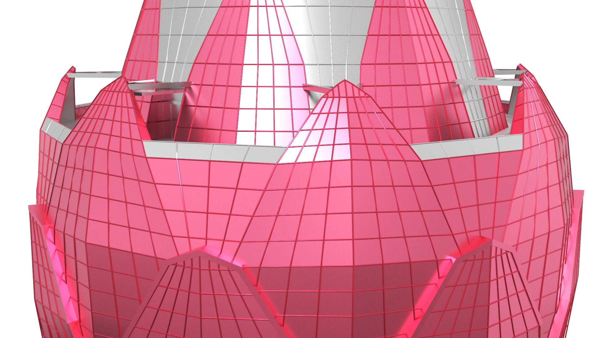 Colombo Lotus Tower 3D model