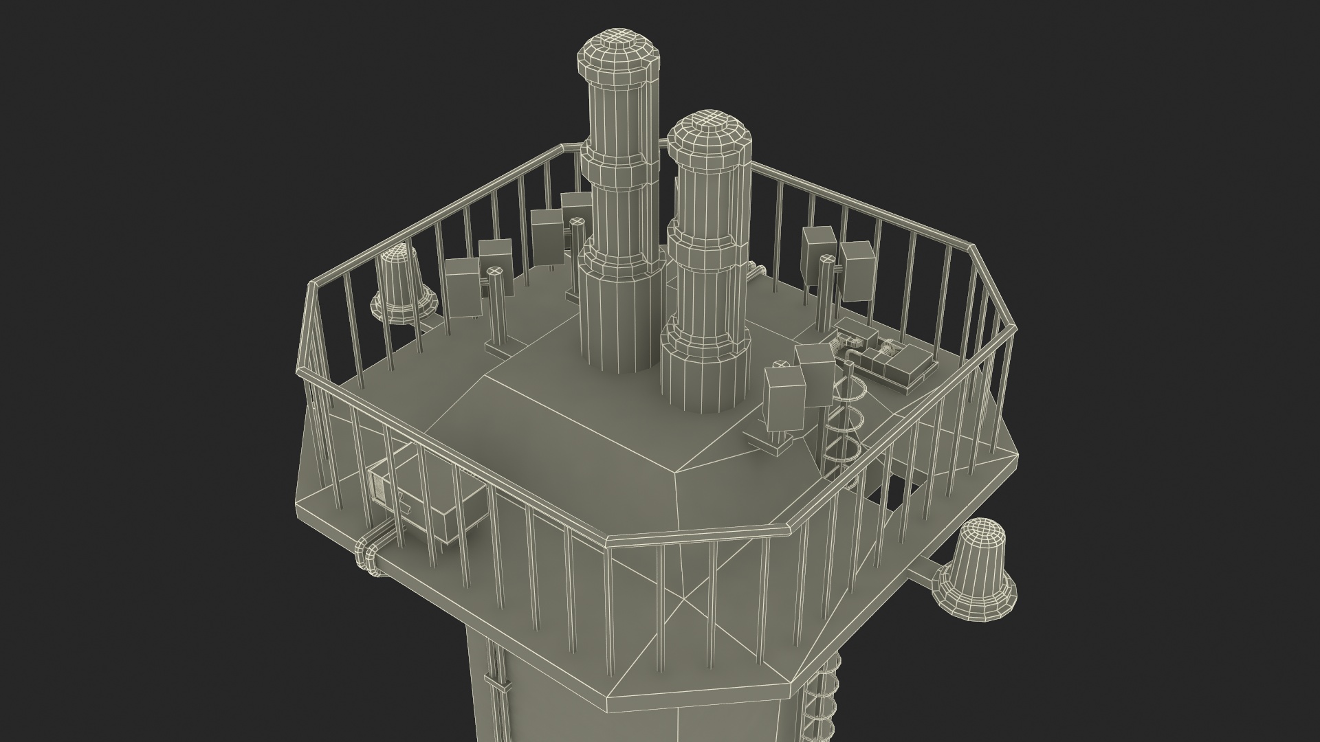 Colombo Lotus Tower 3D model