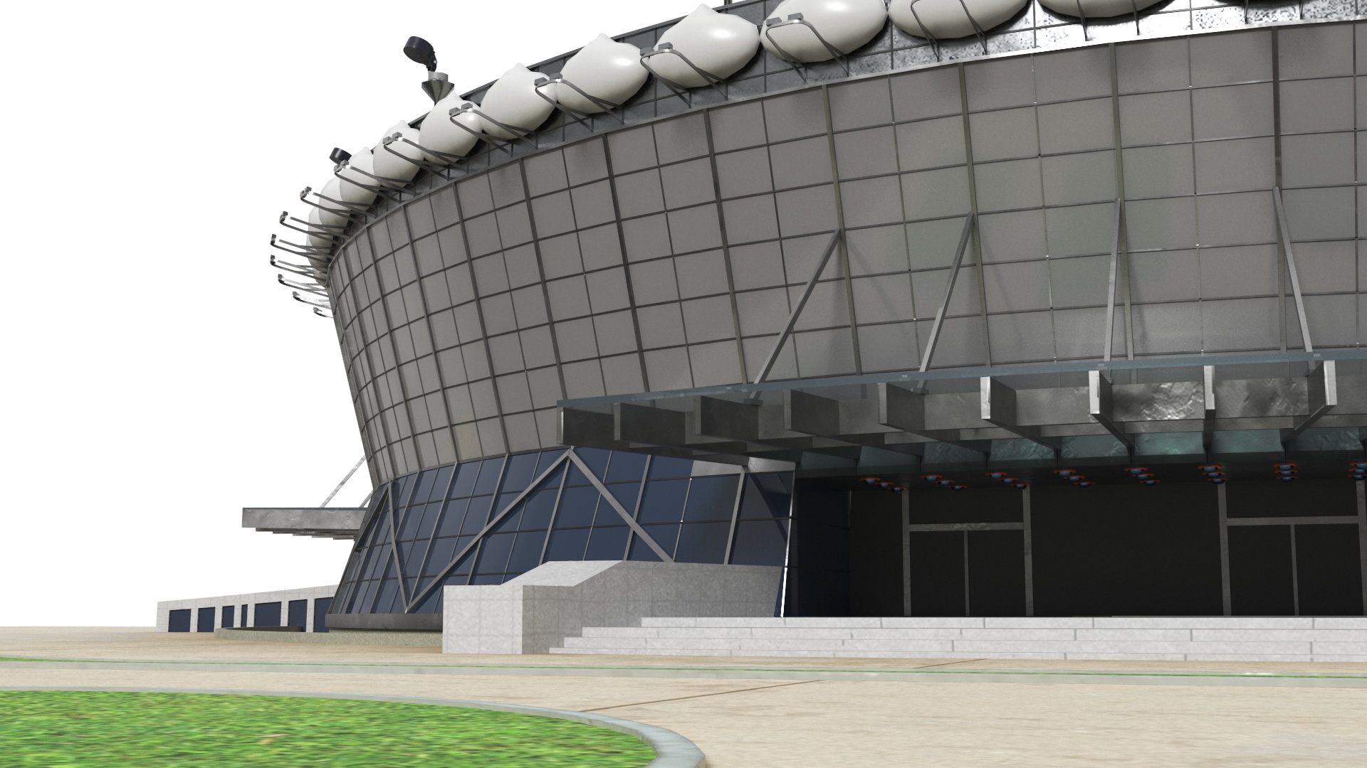 Colombo Lotus Tower 3D model