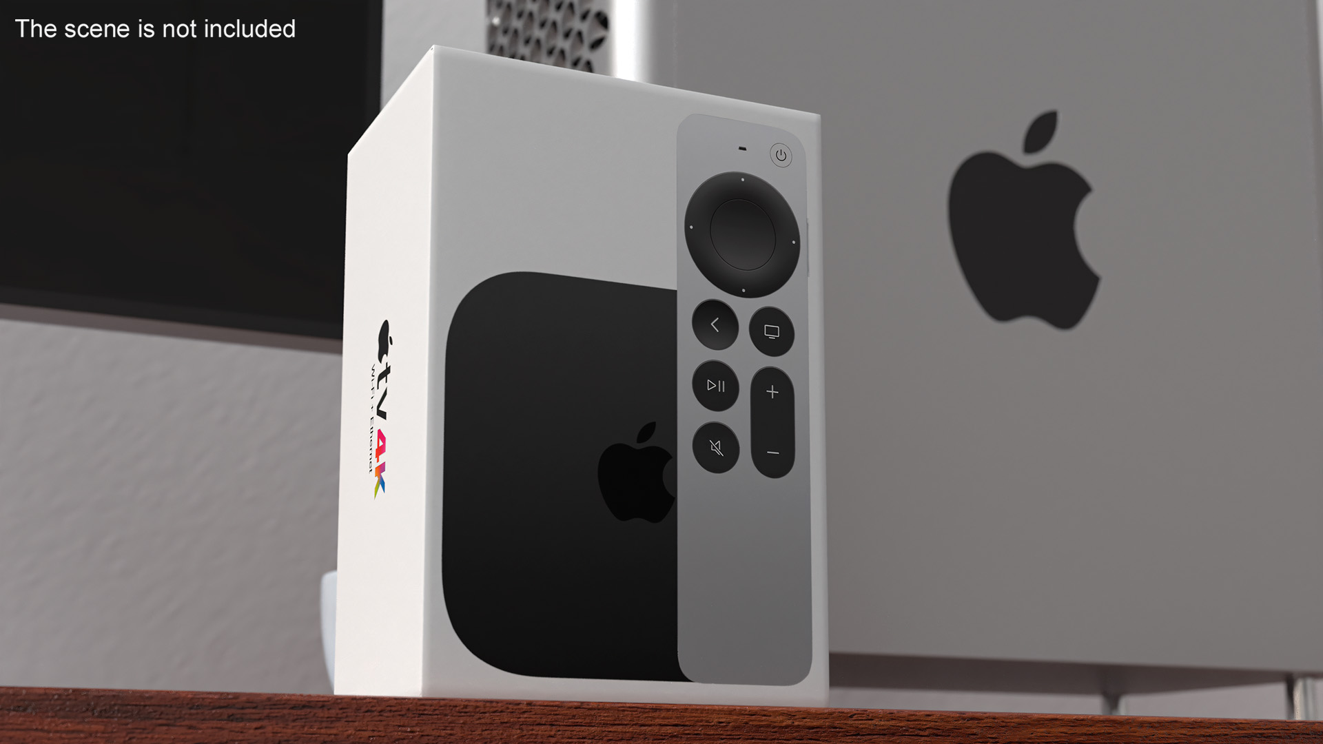 3D model Apple TV 4K Packaging Box